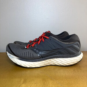 Saucony Hurricane 22 Men's Size 8.5 Black Running Sneakers Shoes S20544-30